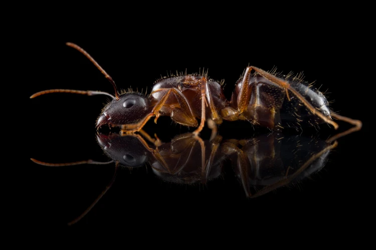 Mrówka Camponotus albosparsus.